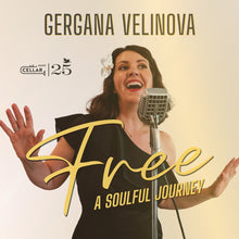 the album cover for Gergana Velinova - Free