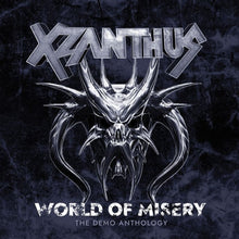 the album cover for Xzanthus - World Of Misery:The Demo Anthology