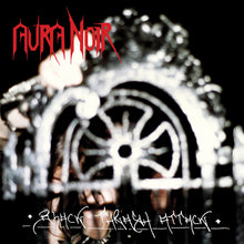 the album cover for Aura Noir - Black Thrash Attack [Colored Vinyl] (Red) (Aniv)