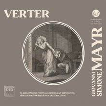 the album cover for Poznan Philharmonic Orchestra - Giovanni Simone Mayr: Verter