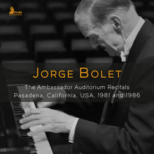 the album cover for Jorge Bolet - Jorge Bolet - Ambassador Auditorium Recitals