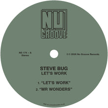 the album cover for Steve Bug - Let's Work