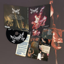 the album cover for Mayhem - Live In Bischofswerda (21st June 1997) [Digipak]