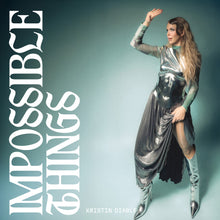 the album cover for Kristin Diable - Impossible Things - White [Colored Vinyl] (Wht)