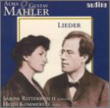 the album cover for A. Mahler - Lieder