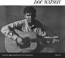 the album cover for Doc Watson - Doc Watson - Deep River Blue (Blue) [Colored Vinyl]