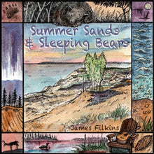 the album cover for James Filkins - Summer Sands & Sleeping Bears (Wal) (Eco)