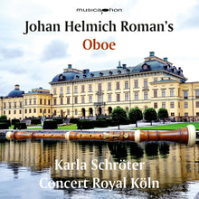 the album cover for Karla Schroter - Johan Helmich Roman's Oboe