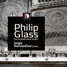 the album cover for Jurgis Karnavicius - Philip Glass: Complete Piano Etudes
