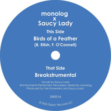 the album cover for Monolog & Saucy Lady - Birds Of A Feather