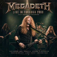 the album cover for Megadeth - Live In Fukuoka 2000