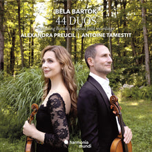 the album cover for Alexandra Preucil  / Tamestit,Antoine - Bartok: 44 Duos & Original Field Recordings