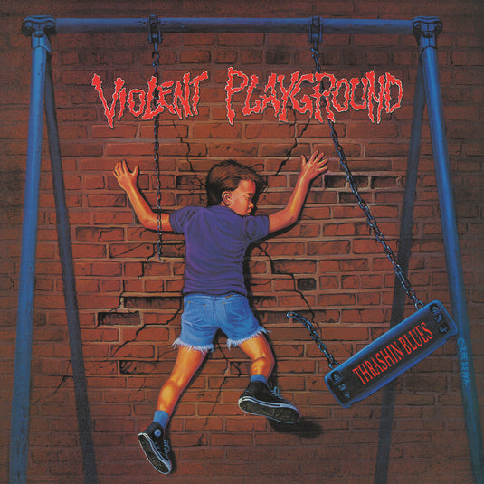 the album cover for Violent Playground - Thrashin Blues