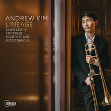 the album cover for Andrew Kim - Lineage