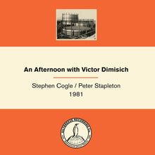 the album cover for Stephen & Peter Stapleton 1981 Cogle - Afternoon With Victor Dimisich