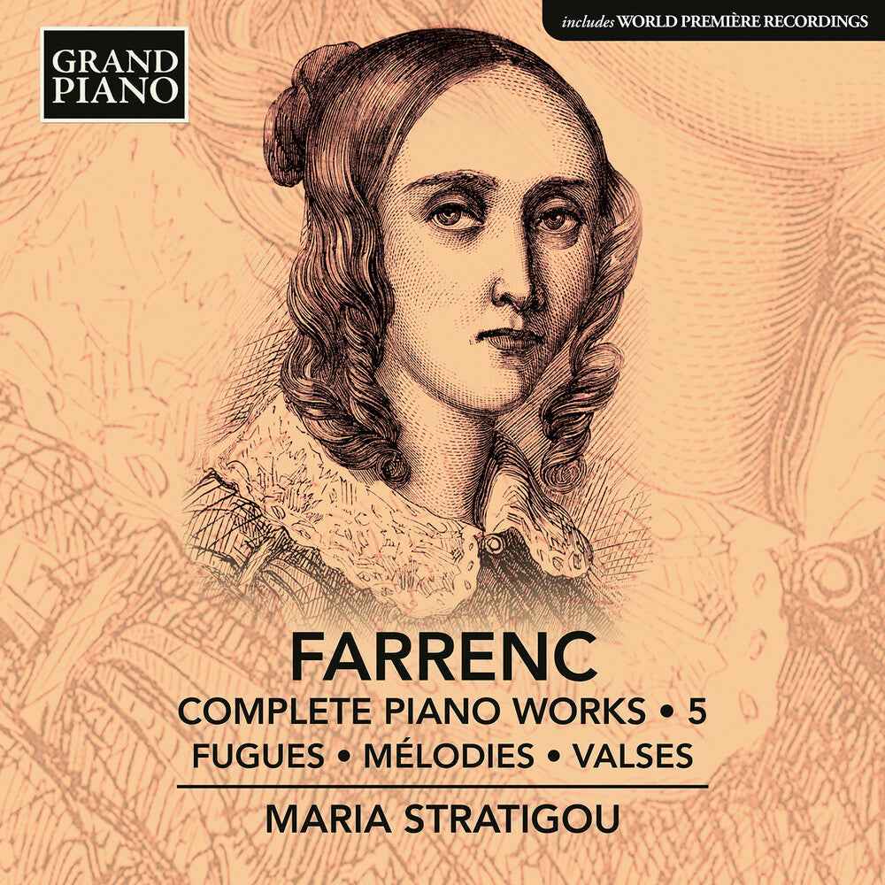 the album cover for Maria Stratigou - Farrenc: Complete Pno Works Vol. 5