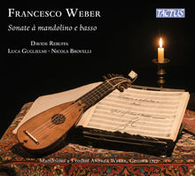the album cover for Davide Rebuffa - Weber: Sonate A Mandolino E Basso