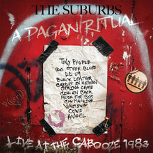 the album cover for Suburbs - Pagan Ritual Live At The Cabooze 1983