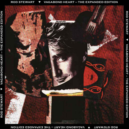 the album cover for Rod Stewart - Vagabond Heart - Expanded Edition (ruby Red Smoke Swirl Vinyl/2lp)