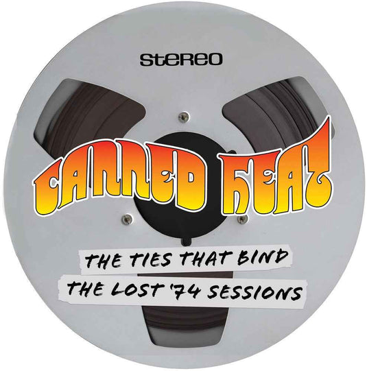 the album cover for Canned Heat - Ties That Bind (gold Metallic Vinyl/circular Cover)
