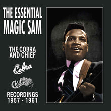 the album cover for Magic Sam - Essential Magic Sam - Cobra & Chief Recordings (cobalt Blue Vinyl/limited Edition)
