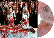 the album cover for Cannibal Corpse - Butchered at Birth (red & Black Smoke Vinyl)