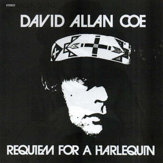 the album cover for David Allan Coe - Requiem for a Harlequin