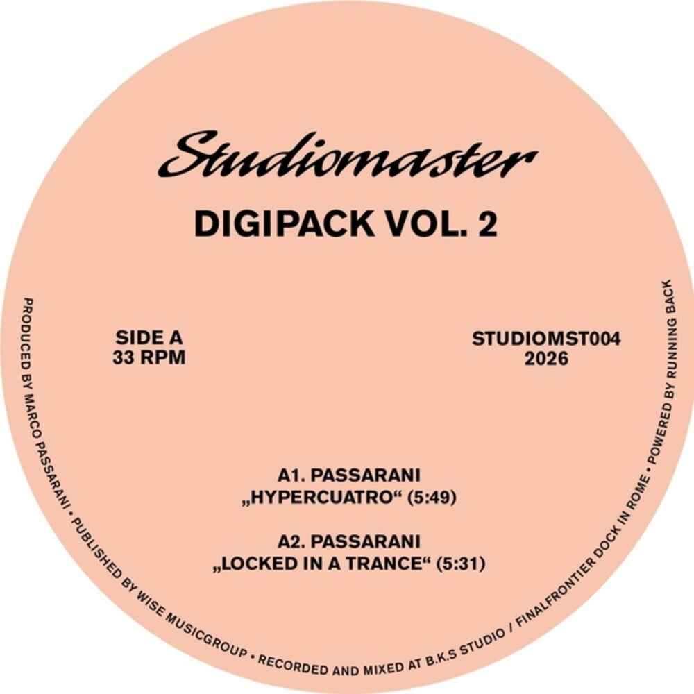 the album cover for Marco Passarani - Digipack Vol. 2