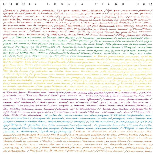 the album cover for Charly Garcia - Piano Bar