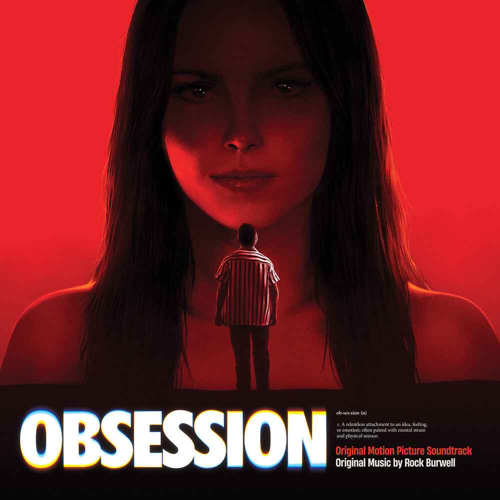 the album cover for Rock Burwell - Obsession (pearlescent Red Vinyl)