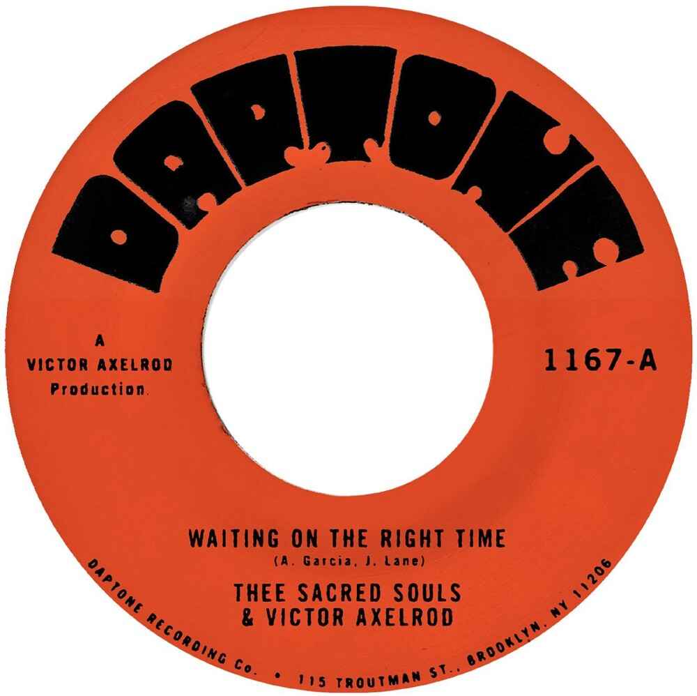 the album cover for Thee Sacred Souls - Waiting On The Right Time B/W Waiting #2