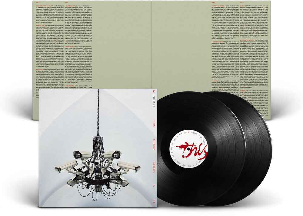 the album cover for Interpol - This Mirror Weighs a Ton [Black]