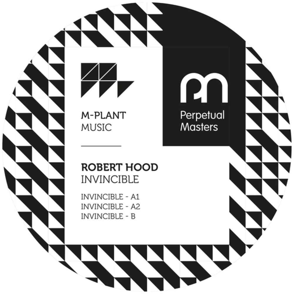 the album cover for Robert Hood - Invincible
