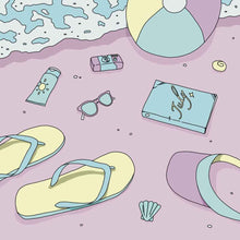 the album cover for Beach Bunny - July [Colored Vinyl]