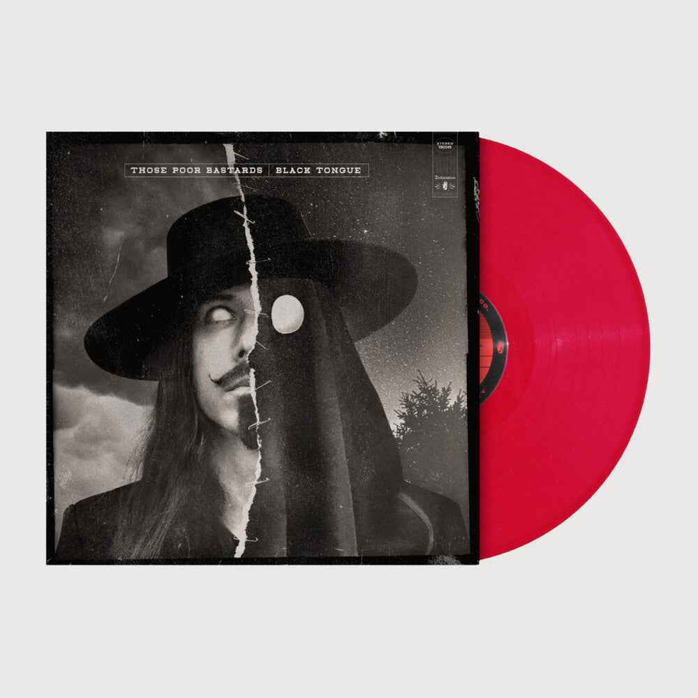 the album cover for Those Poor Bastards - Black Tongue - Red [Colored Vinyl] (Red)