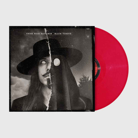 the album cover for Those Poor Bastards - Black Tongue - Red [Colored Vinyl] (Red)