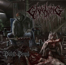 the album cover for Gnawing - Bully Breed