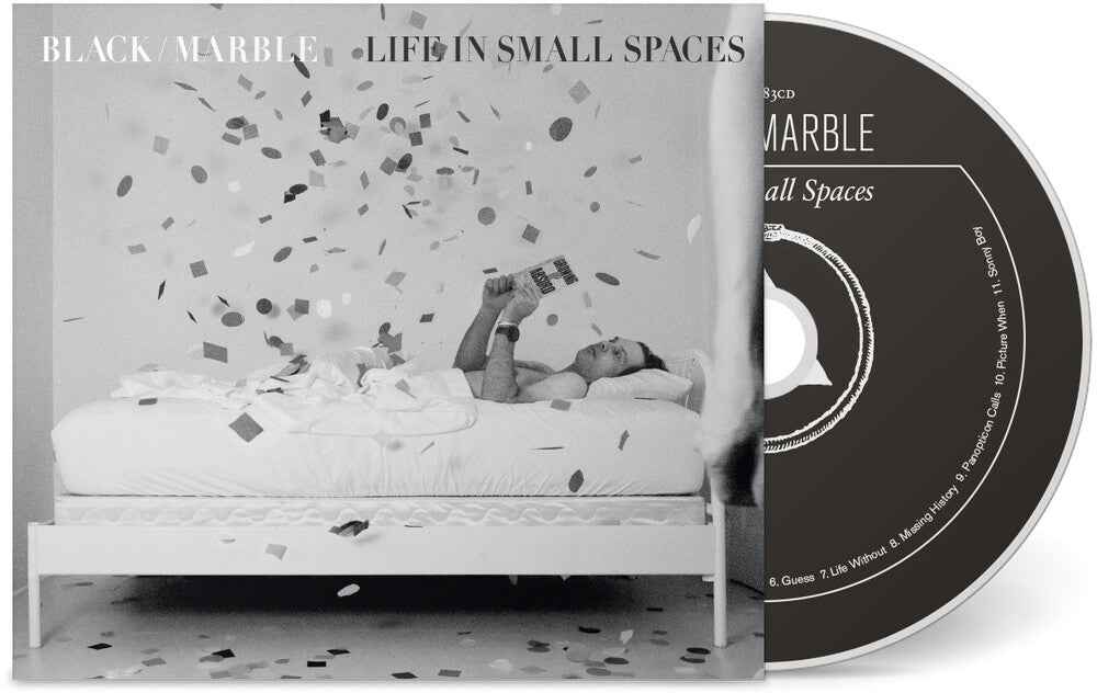 the album cover for Black Marble - Life in Small Spaces