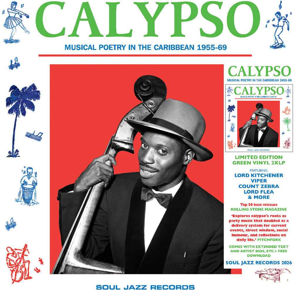 Pre-Order: Calypso: Musical Poetry in the Caribbean 1955-69 (green Vinyl/2lp) [LP]