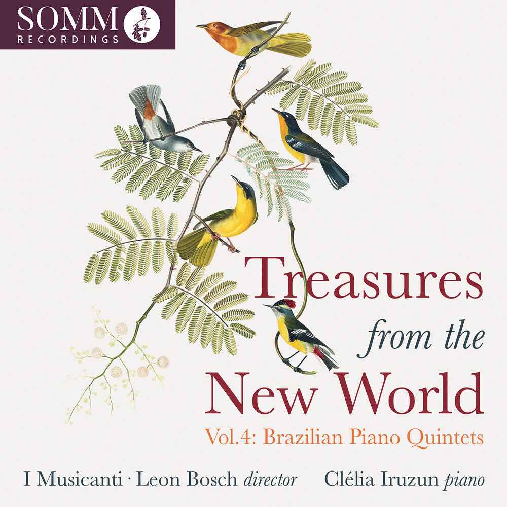 Pre-Order: Treasures From the New World / Vol. 4: Brazilian Piano Quintets [CD]