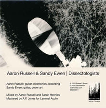 the album cover for Aaron & Sandy Ewen Russell - Dissectologists