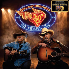 the album cover for Bellamy Brothers - 50 Years on [Limited Edition] [Gold Vinyl]