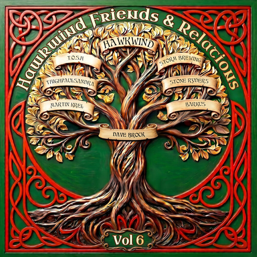 the album cover for Hawkwind - Friends & Relations