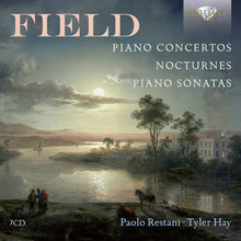 the album cover for Tyler Hay - Field: Pno Concertos Nocturnes Pno Sonata