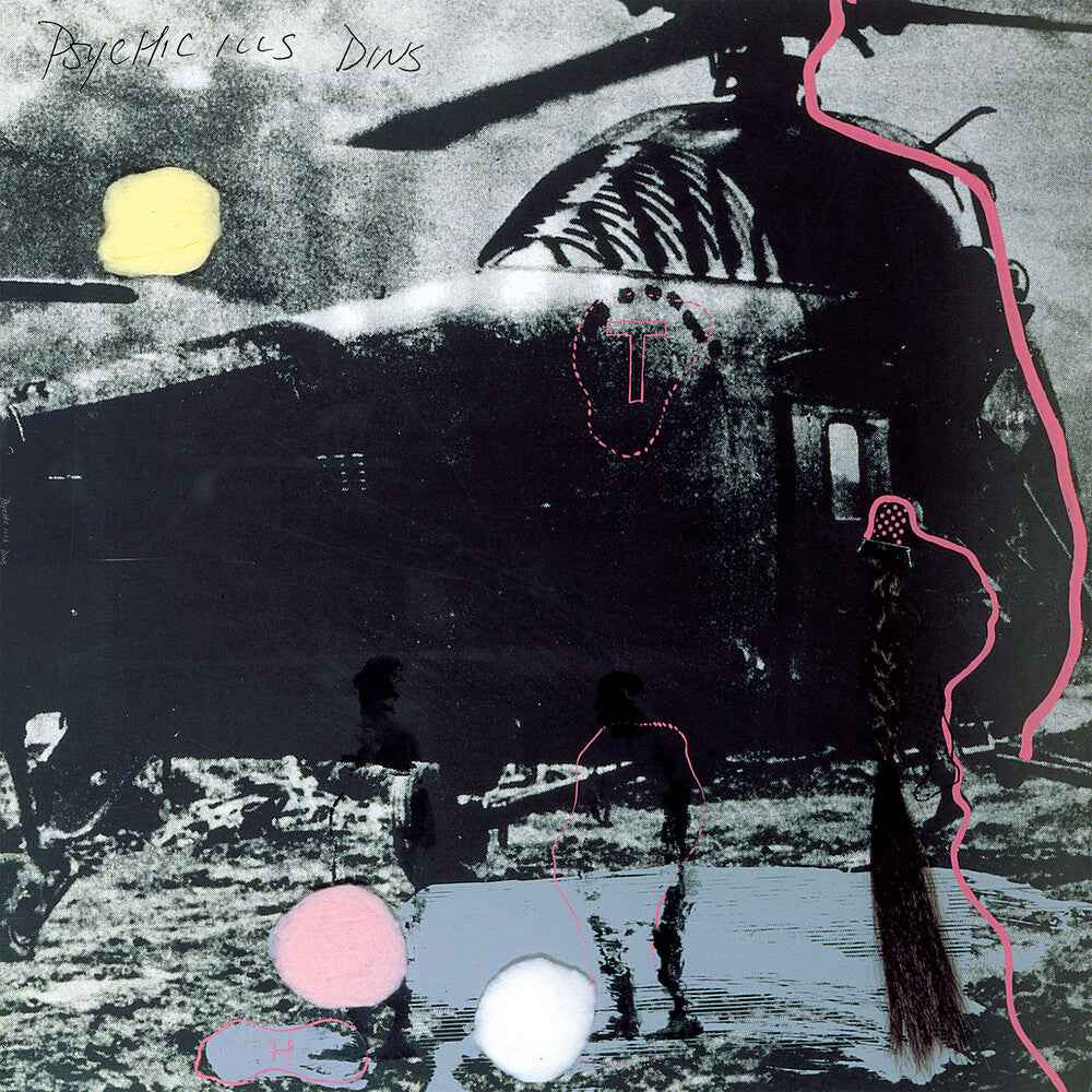 the album cover for Psychic Ills - Dins - Purple/Pink/Camo (Camo) [Colored Vinyl] (Pnk) (Purp)