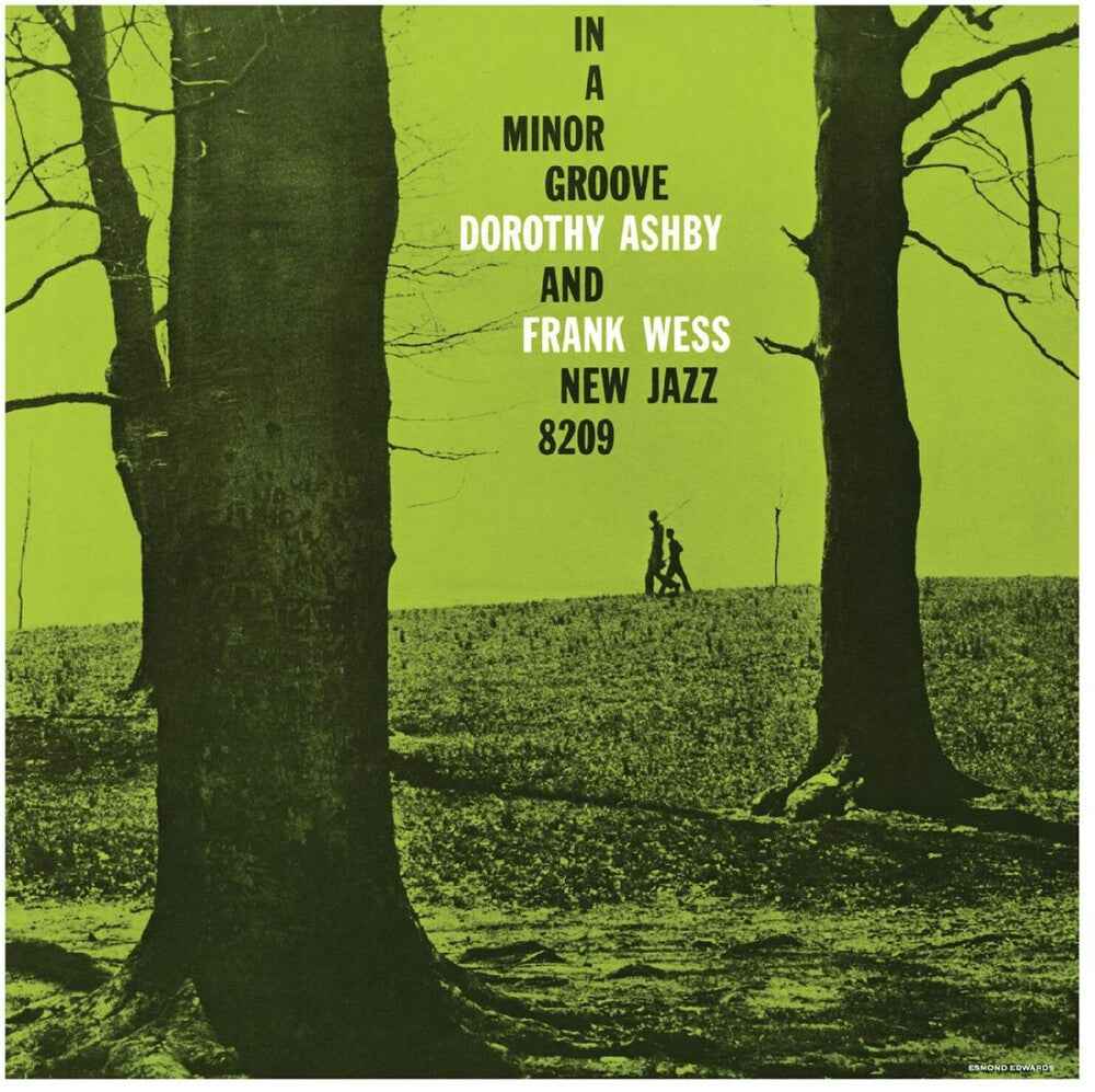the album cover for Dorothy Ashby  / Wess,Frank - In A Minor Groove - Clear With Red/Green/Purple