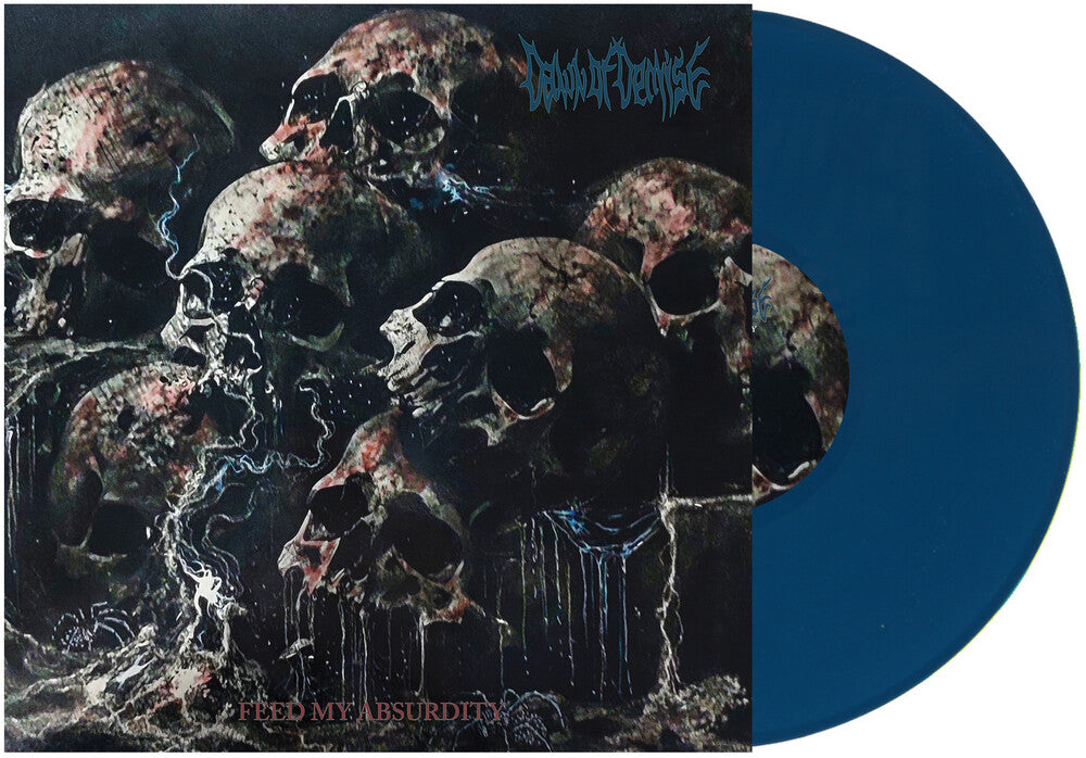 the album cover for Dawn Of Demise - Feed My Absurdity (Blue) [Colored Vinyl]