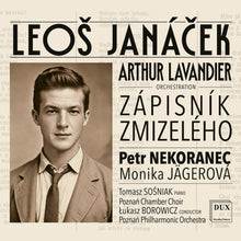 the album cover for Petr Nekoranec - Janacek: Zapisnik Zmizeleho/Diary Of One Who