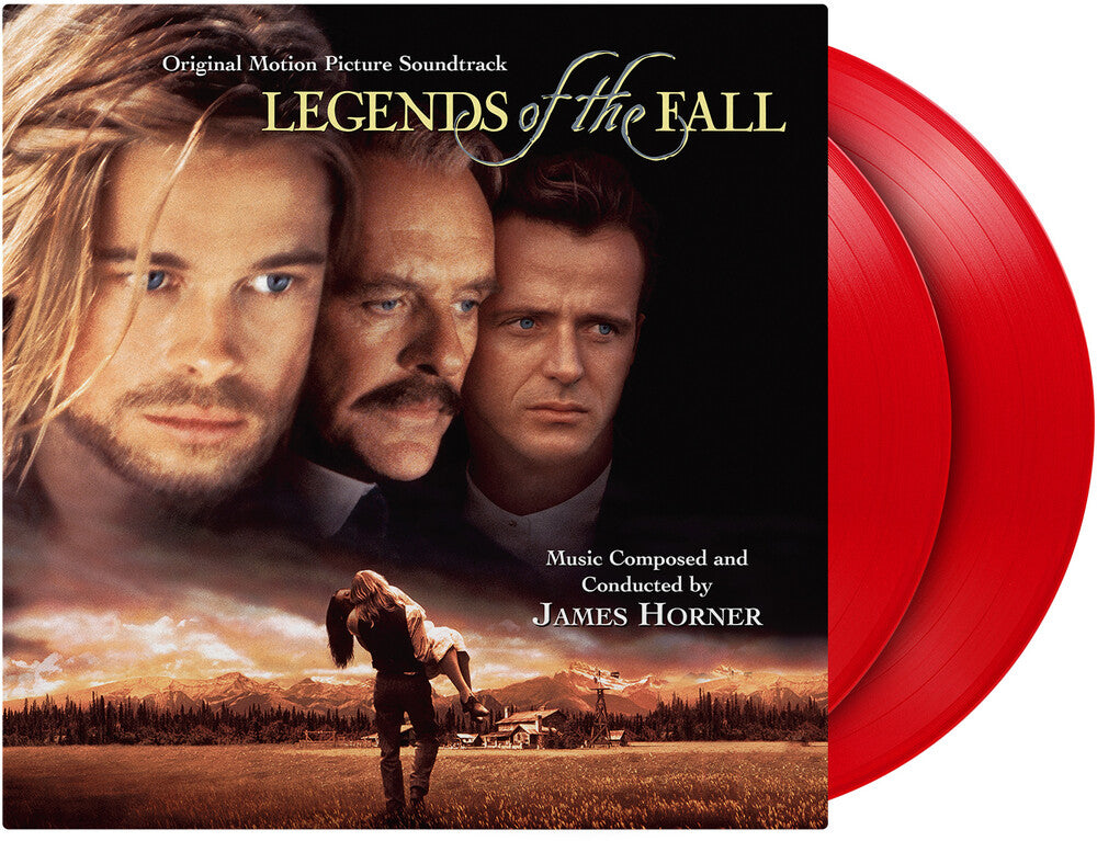 the album cover for James Horner  (Colv) (Ltd) (Ogv) (Red) - Legends Of The Fall - O.S.T. [Colored Vinyl] [Limited Edition] [180 Gram]
