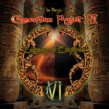 the album cover for Ian Consortium Project Vi Parry - Legacy of Empires